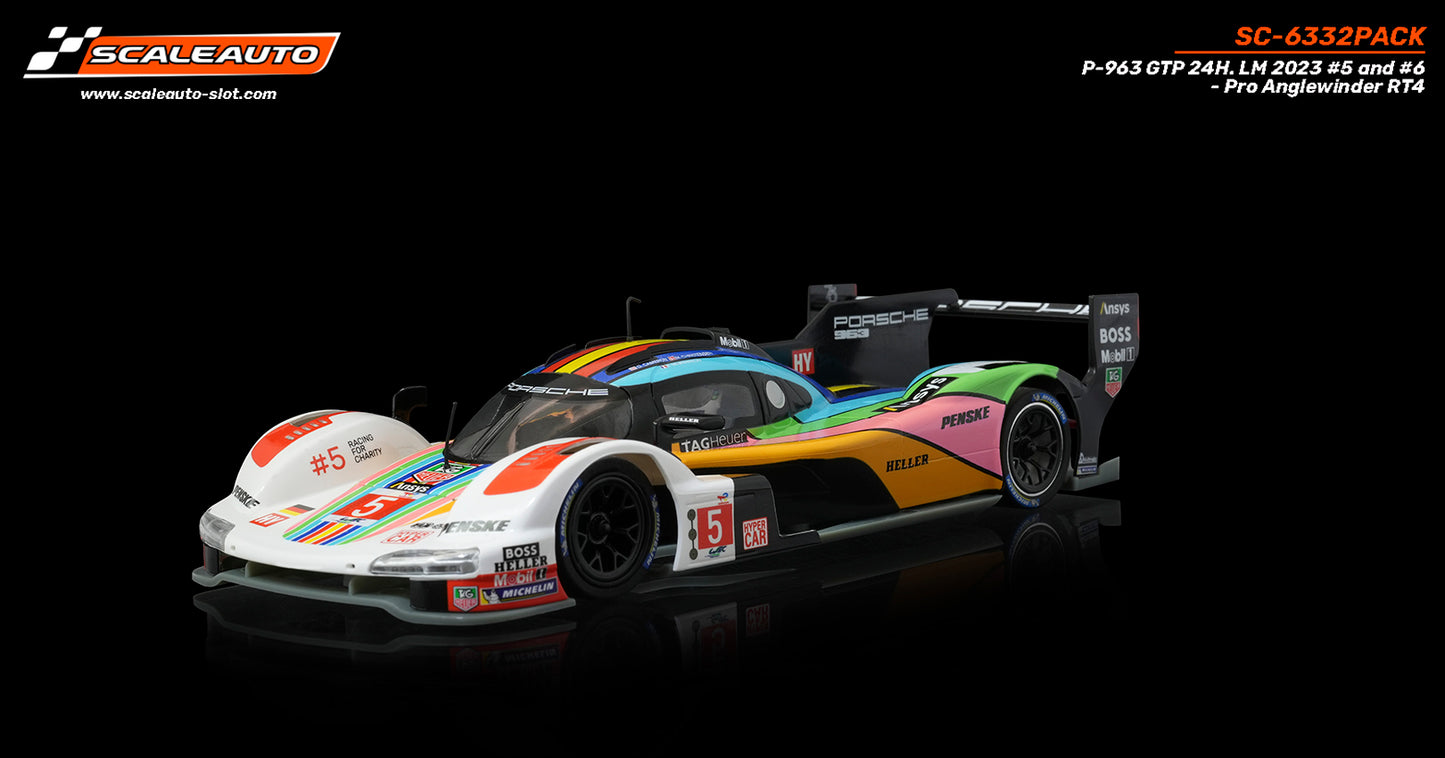 Scaleauto SC-6332PACK - PRE-ORDER NOW!!! - Porsche 963 GTP - Duo Pack #5 #6 - '23 Le Mans - PRO