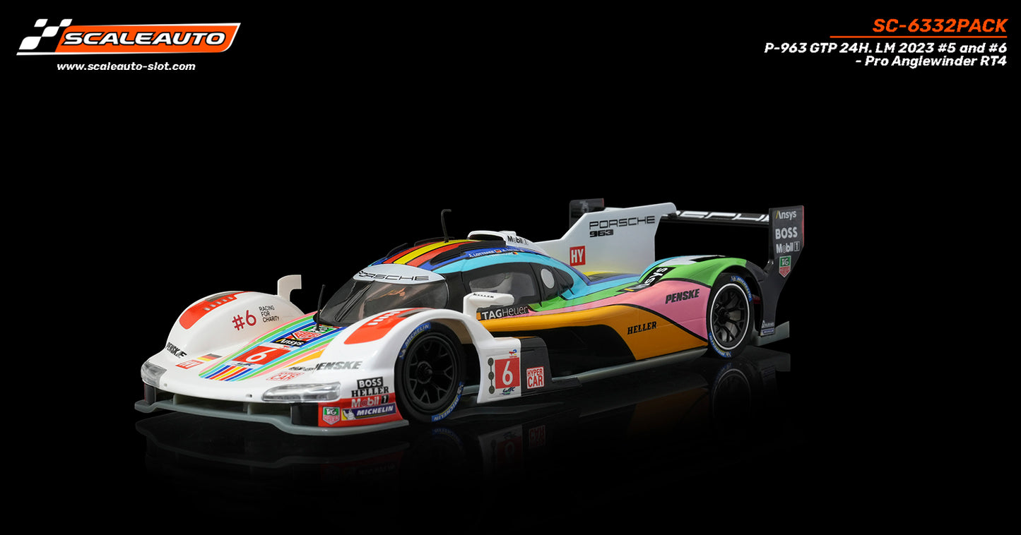 Scaleauto SC-6332PACK - PRE-ORDER NOW!!! - Porsche 963 GTP - Duo Pack #5 #6 - '23 Le Mans - PRO