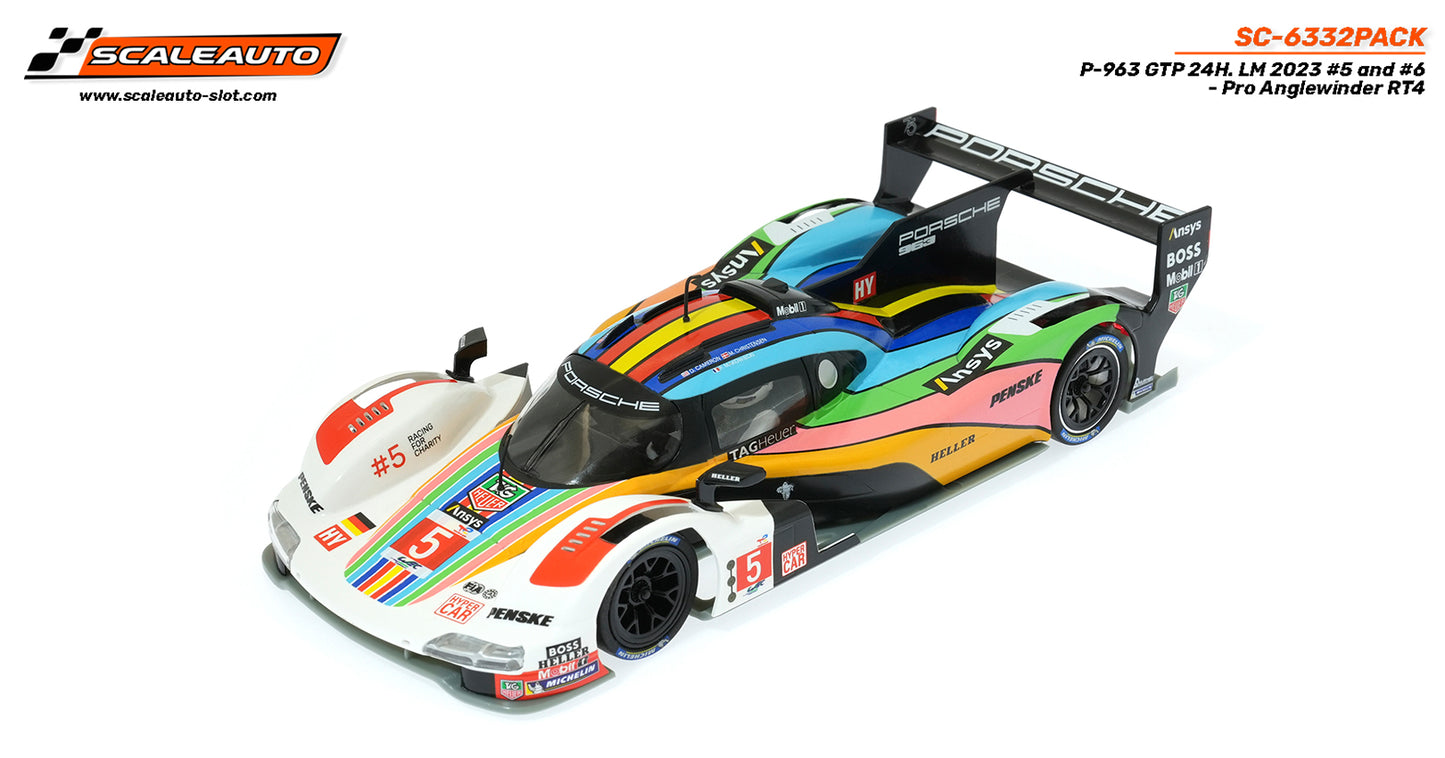 Scaleauto SC-6332PACK - PRE-ORDER NOW!!! - Porsche 963 GTP - Duo Pack #5 #6 - '23 Le Mans - PRO