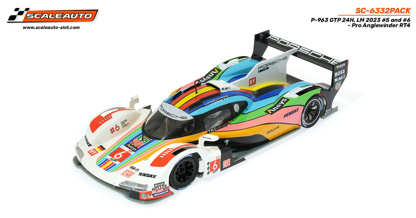 Scaleauto SC-6332PACK - PRE-ORDER NOW!!! - Porsche 963 GTP - Duo Pack #5 #6 - '23 Le Mans - PRO