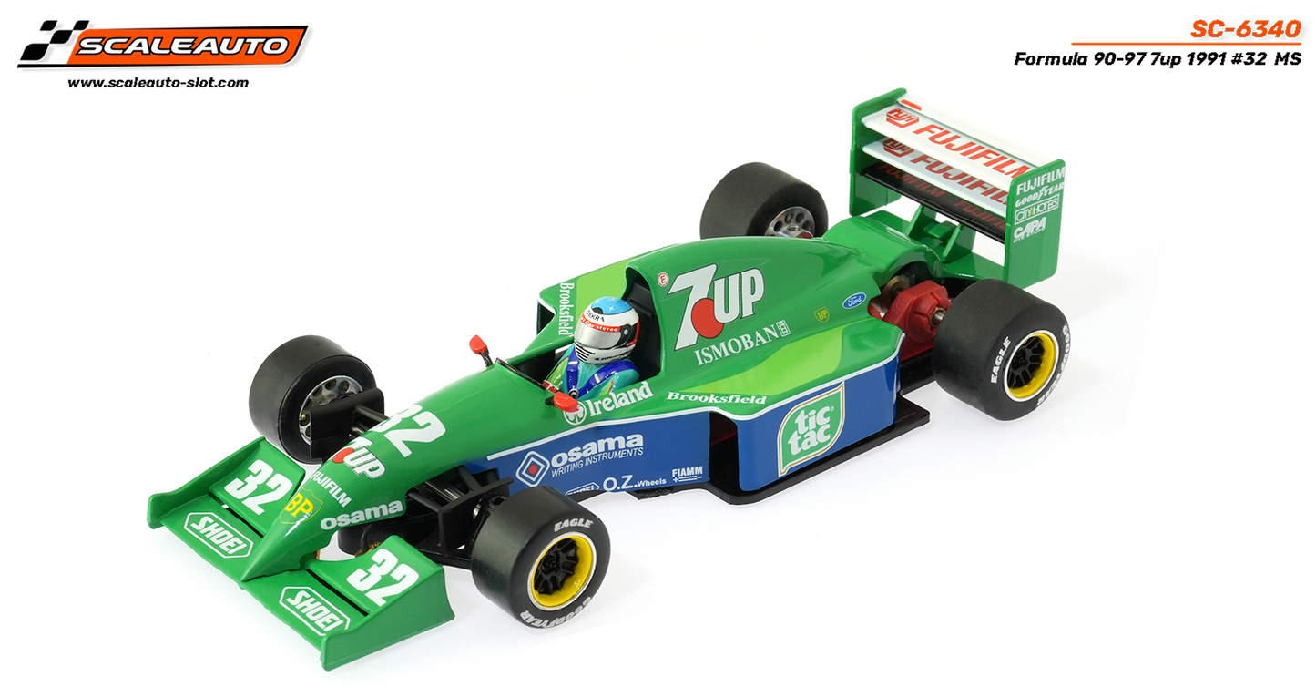 Scaleauto SC-6340 - PRE-ORDER NOW!!! - Formula 90/97 - Jordan 191 #32 M. Schumacher - Low Nose