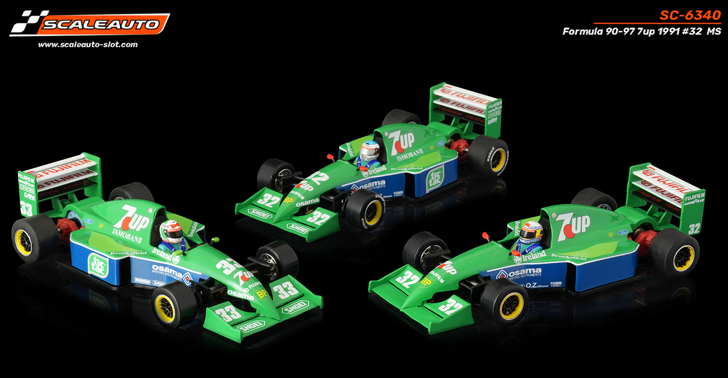 Scaleauto SC-6340 - PRE-ORDER NOW!!! - Formula 90/97 - Jordan 191 #32 M. Schumacher - Low Nose