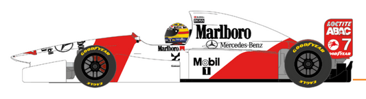 Scaleauto SC-6342 - PRE-ORDER NOW!!! - Formula 90/97 - Mclaren MP4/10 #7 M. Blundell - High Nose