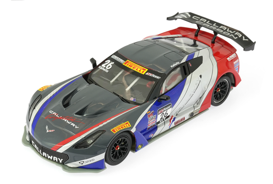 Scaleauto SC-6350RS - PRE-ORDER NOW! - Corvette Callaway GT3 #26 - '18 PWC - RS Series