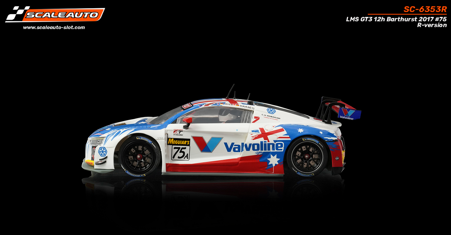 Scaleauto SC-6353 - PRE-ORDER NOW!!! - Audi R8 LMS GT3 - Valvoline #75A - '17 12h Bathurst - Home Series