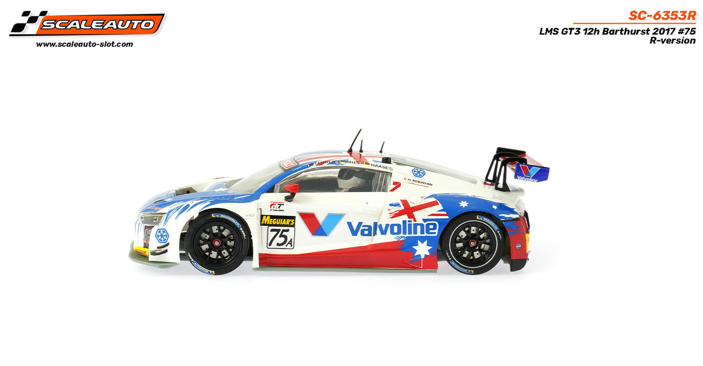 Scaleauto SC-6353 - PRE-ORDER NOW!!! - Audi R8 LMS GT3 - Valvoline #75A - '17 12h Bathurst - Home Series