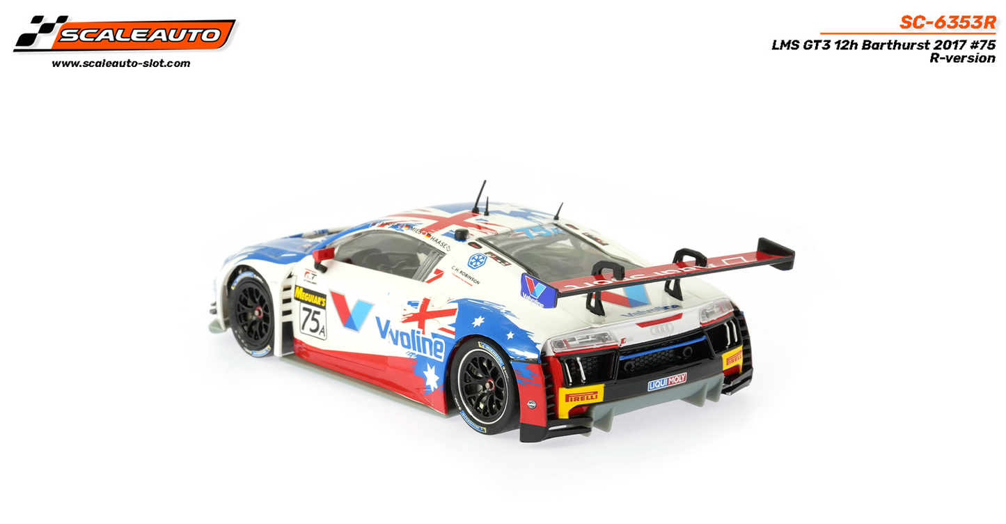 Scaleauto SC-6353 - PRE-ORDER NOW!!! - Audi R8 LMS GT3 - Valvoline #75A - '17 12h Bathurst - Home Series