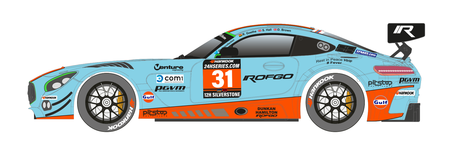 Scaleauto SC-6355 - PRE-ORDER NOW!!! - Mercedes AMG GT3 - Rofgo #31 - 12h Silverstone - Home Series