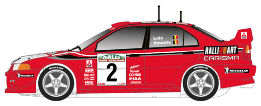 Scaleauto SC-6372R - PRE-ORDER NOW!!! - Mitsubishi Lancer EVO VI - Freddy #2 - '99 New Zeland Rally - R4WD Series