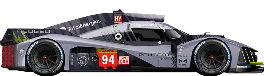 Scaleauto SC-6374 - PRE-ORDER NOW!!! -  Peugeot 9x8 LMH Hypercar #94 - '22 6h of Fuji  - PRO