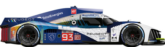 Scaleauto SC-6375 - PRE-ORDER NOW!!! - Peugeot 9x8 LMH Hypercar #93 - '23 Le Mans  - PRO