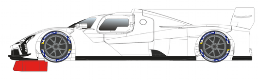 Scaleauto SC-6377 - PRE-ORDER NOW!!! - V-LMDH Hypercar - White Kit - PRO