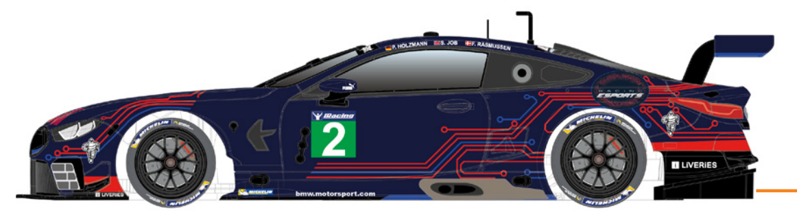 Scaleauto SC-6430R - PRE-ORDER NOW!!! - BMW M8 GTLM - E-Sports #2 - '20 Sebring 12H - R Series