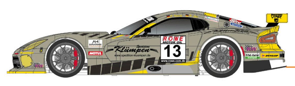 Scaleauto SC-6439R - PRE-ORDER NOW! - Viper GTS-R - Zakspeed Racing #1`3 - '19 VLN Series - R Series