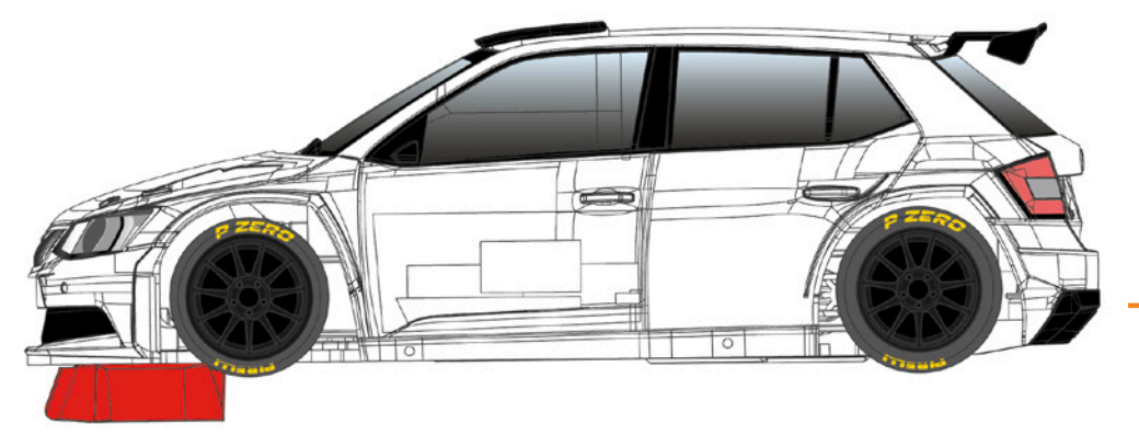 Scaleauto SC-6440R - PRE-ORDER NOW! - Skoda Fabia R5 - White Kit - R4WD Series