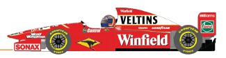 Scaleauto SC-6448 - PRE-ORDER NOW!!! - Formula 90/97 - Williams FW20 #2 Heinz-Harald Frentzen - High Nose