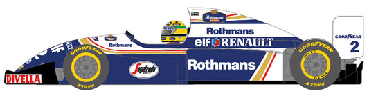 Scaleauto SC-6450 - PRE-ORDER NOW!!! - Formula 90/97 - Williams FW16 #2 Ayrton Senna - Low Nose