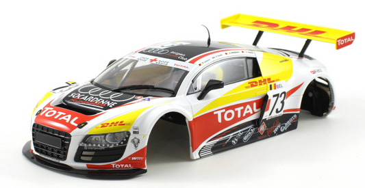 Scaleauto SC-7061B - 1/24 Painted Body - Audi R8 LMS GT3 #73 - '10 Spa