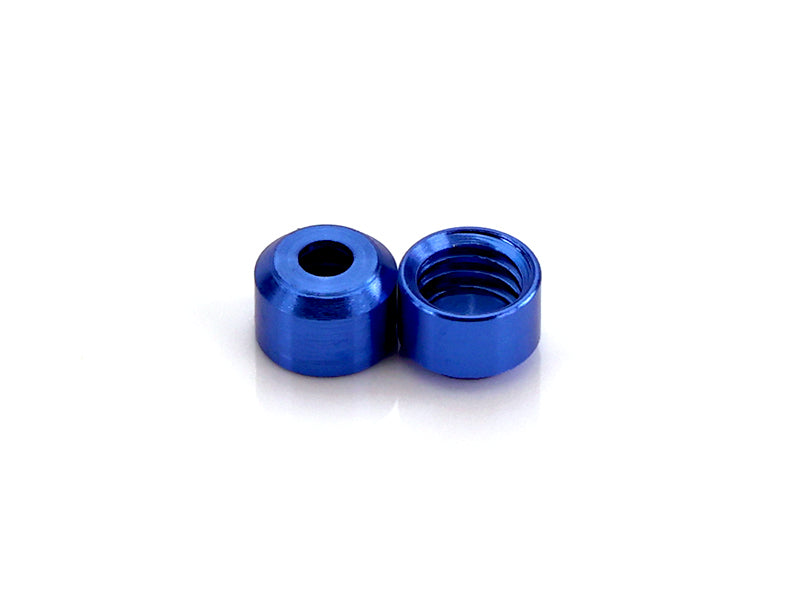 MR Slotcar MR9121 - EVO/EVO II BODY POST TUBES - pack of 2 - 4.0 MM - Blue Anodized Aluminum (SR1121)