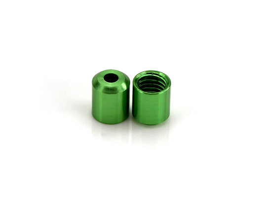 MR Slotcar MR9123 - EVO/EVO II -  BODY POST TUBES - pack of 2 - 7.0 MM - Green Anodized Aluminum (SR1123)