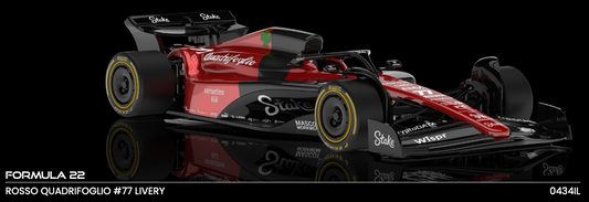 NSR 0434IL - PRE-ORDER NOW! - Formula 22 - Rosso Quadrifoglio #77