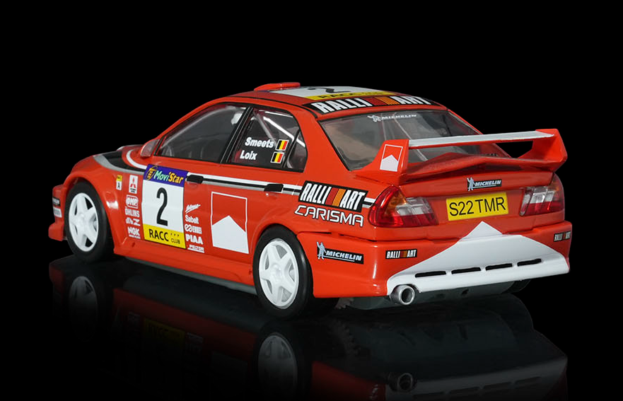 Scaleauto R-series SC-6317R - Mitsubishi Evo VI - Freddy Loix #2 - '99 Rally Catalunya