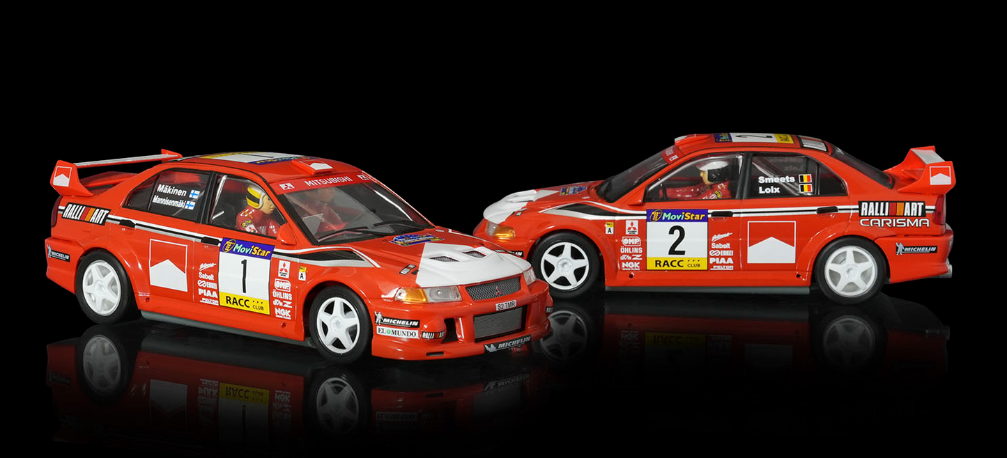 Scaleauto R-series SC-6317-PACK - Mitsubishi Evo VI - '99 Catalunya TWIN PACK