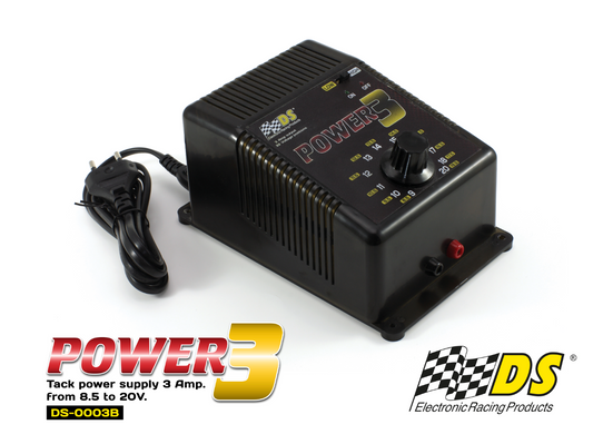 DS-0003 - Power3 Adjustable Power Supply - 3 Amp / 8.5 to 20V