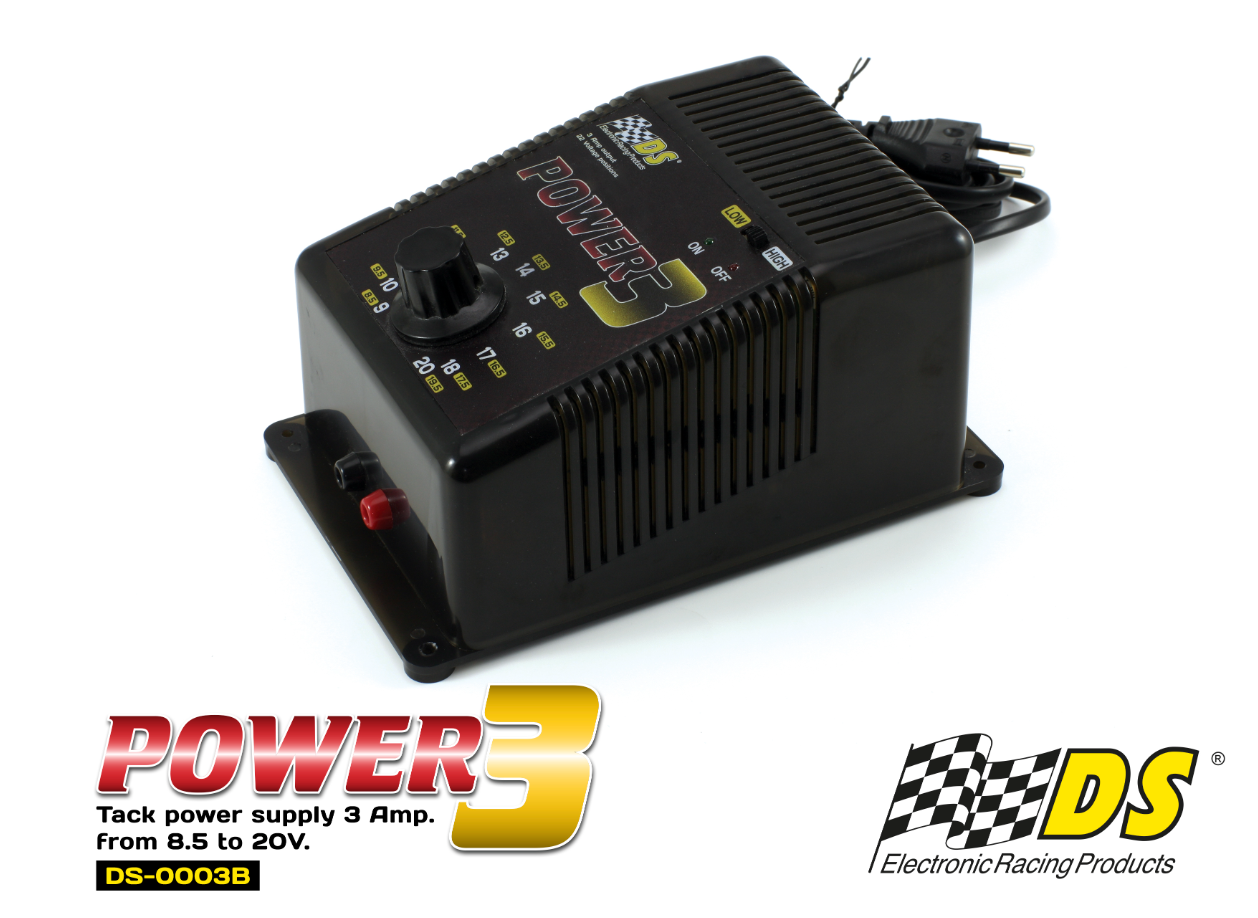 DS-0003 - Power3 Adjustable Power Supply - 3 Amp / 8.5 to 20V