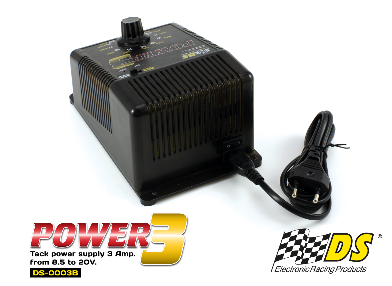 DS-0003 - Power3 Adjustable Power Supply - 3 Amp / 8.5 to 20V