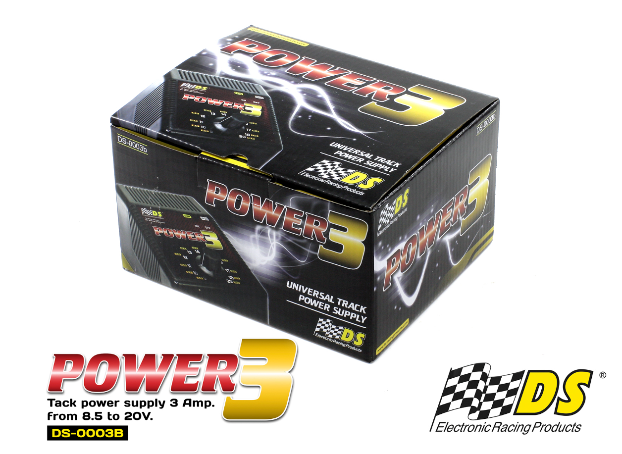 DS-0003 - Power3 Adjustable Power Supply - 3 Amp / 8.5 to 20V