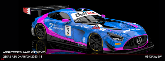 NSR 0542SW - PRE-ORDER NOW! - Mercedes AMG GT3 EVO - 2Seas #3 - '23 Abu Dhabi 12H