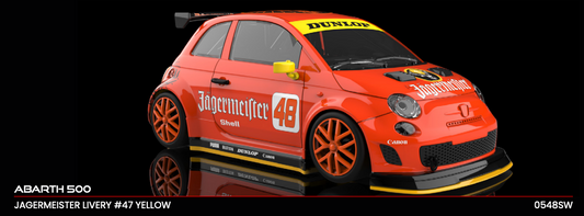 NSR 0548SW - PRE-ORDER NOW! - Fiat Abarth 500 - Jagermeister #48