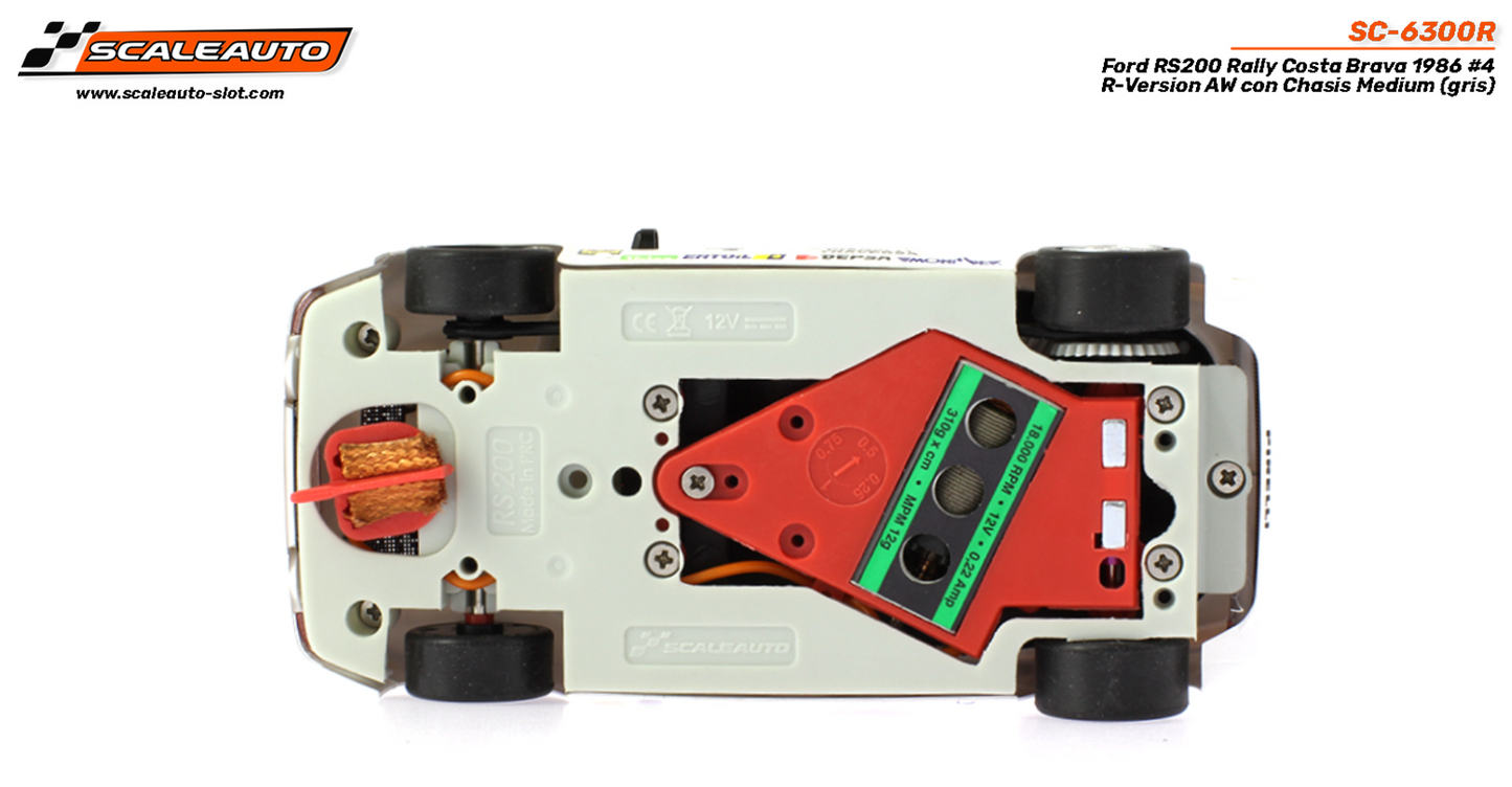Scaleauto SC-6300R - Ford RS200 #4 - '86 Rally Costa Brava - R4WD Series