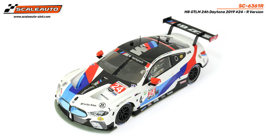 Scaleauto SC-6361R - PRE-ORDER NOW!!! - BMW M8 #24 - '19 Daytona - R Series