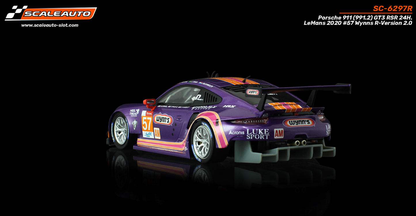 Scaleauto SC-6297R - Porsche 911.2 GT3 RSR - Wynn's #57 - '20 24h Le Mans - R Series