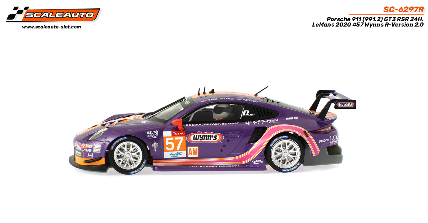 Scaleauto SC-6297R - Porsche 911.2 GT3 RSR - Wynn's #57 - '20 24h Le Mans - R Series