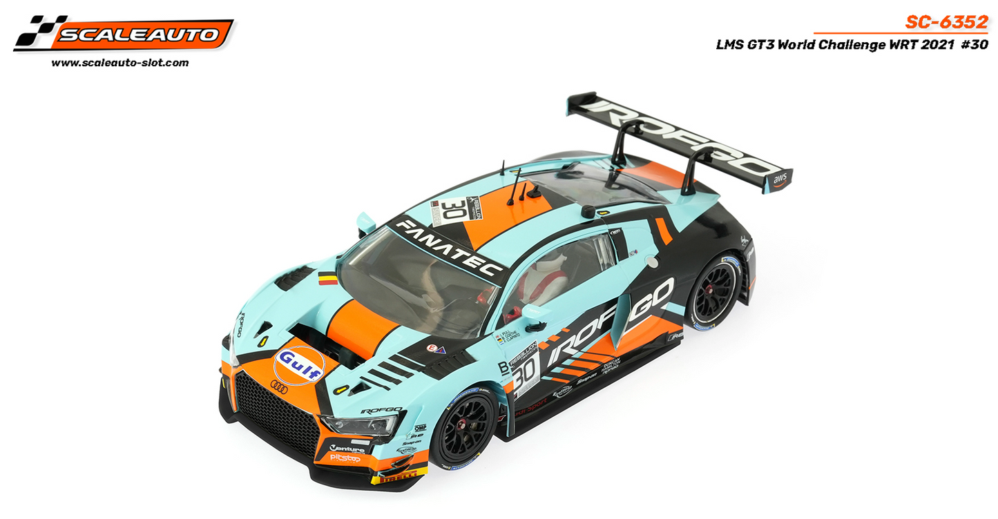 Scaleauto SC-6352 - PRE-ORDER NOW!!! - Audi R8 LMS GT3 - Rofgo #30 - '21 World Challenge WRT - Home Series