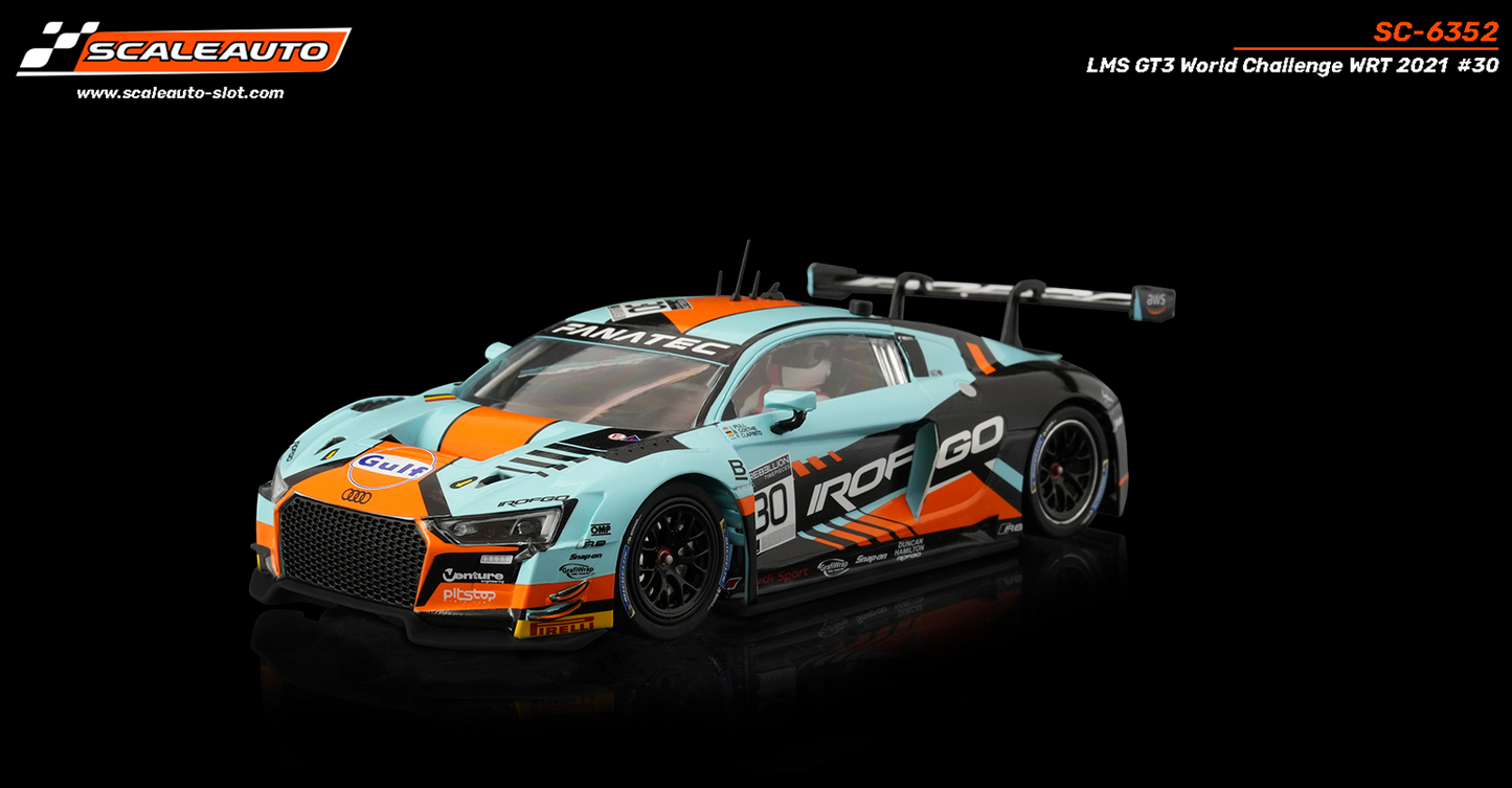 Scaleauto SC-6352 - PRE-ORDER NOW!!! - Audi R8 LMS GT3 - Rofgo #30 - '21 World Challenge WRT - Home Series