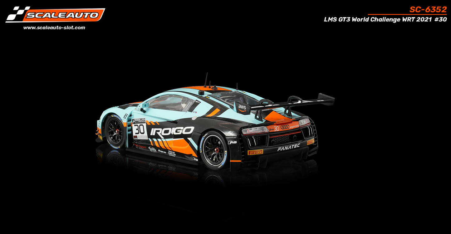 Scaleauto SC-6352 - PRE-ORDER NOW!!! - Audi R8 LMS GT3 - Rofgo #30 - '21 World Challenge WRT - Home Series