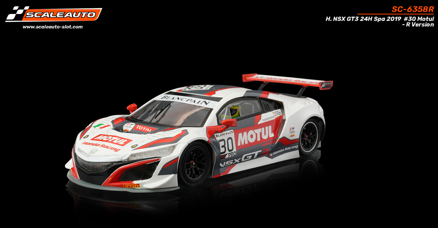 Scaleauto SC-6358 - PRE-ORDER NOW!!! - Honda NSX GT3 - Motul #30 - '19 SPA - Home Series