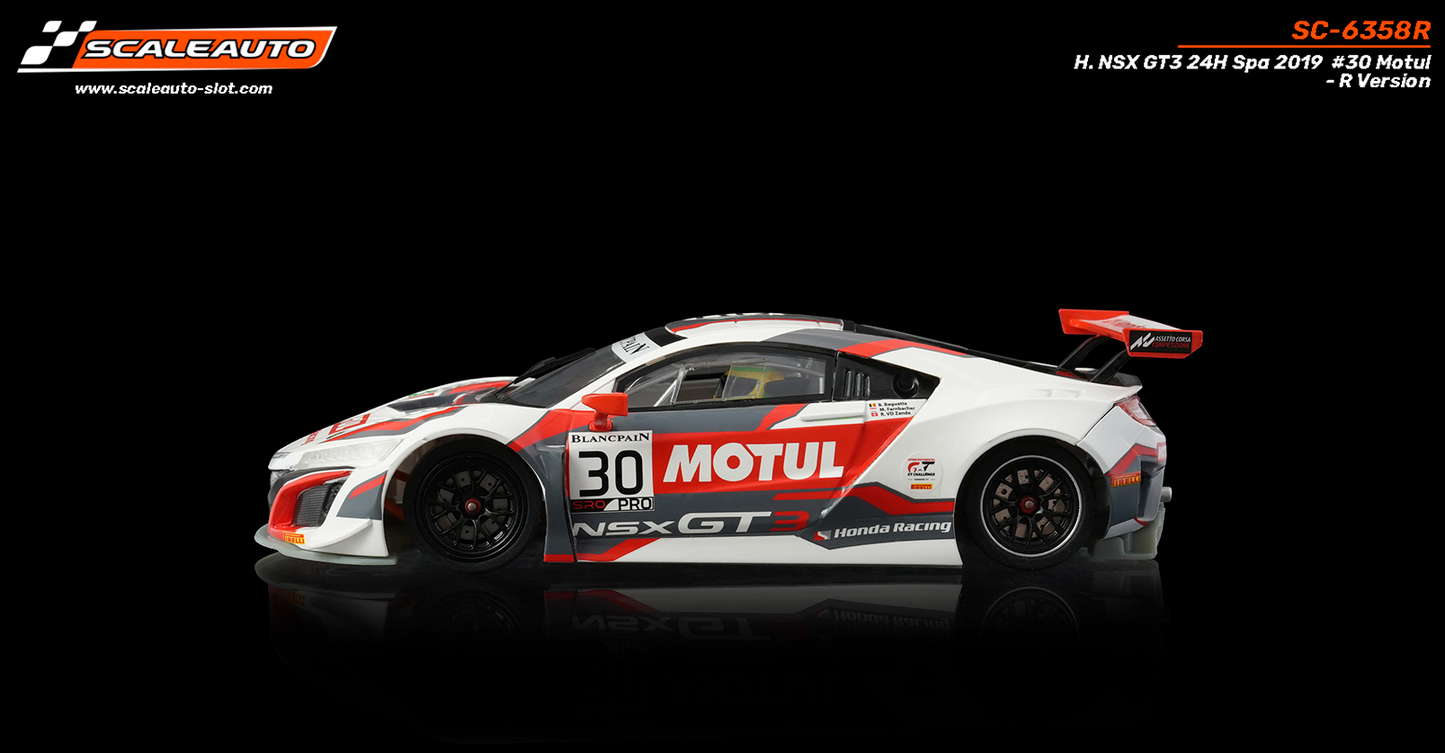 Scaleauto SC-6358 - PRE-ORDER NOW!!! - Honda NSX GT3 - Motul #30 - '19 SPA - Home Series