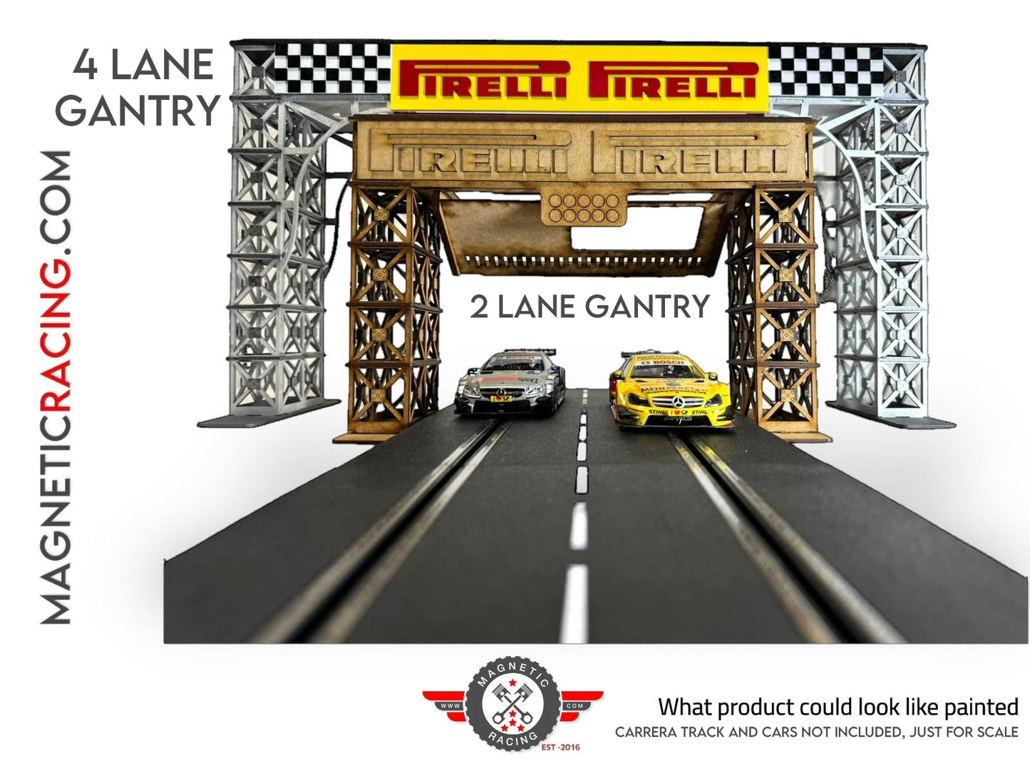 Magnetic Racing MRA082-2 - Smart Phone Gantry 2 Lane