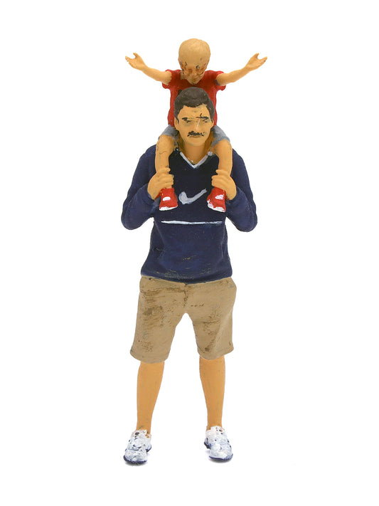 Tara Figures TAR040 - Father with Child on His Shoulders