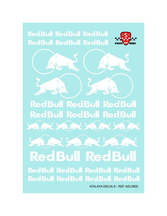 Atalaya Decals ADL0805 Red Bull, white