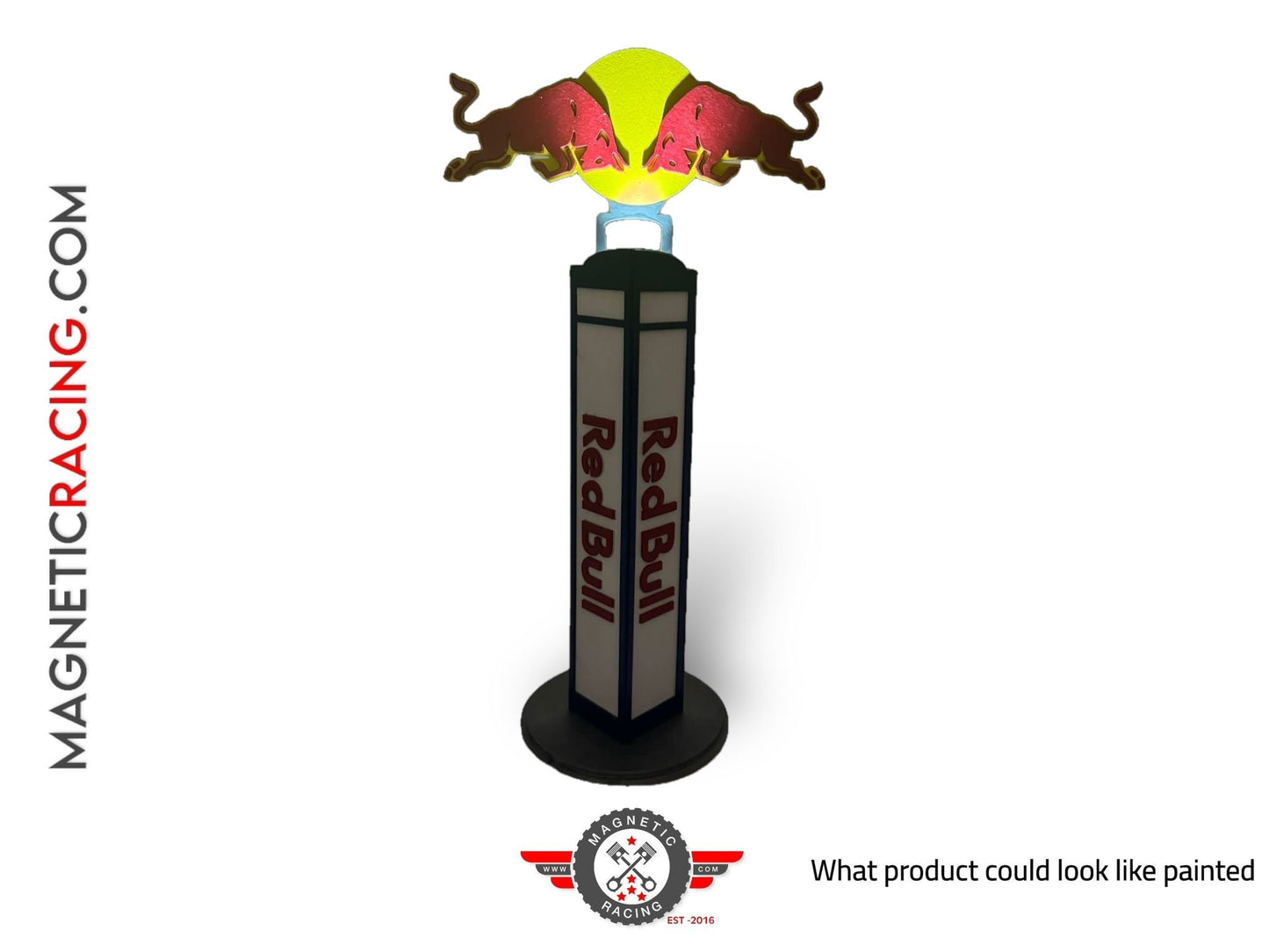 Magnetic Racing MRA088 - The Energy Drink Pilon (Red Bull) (Lit Up)