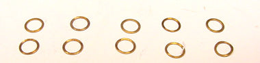 NSR4810 AXLE SPACERS 3/32 .005" BRASS (10pcs)