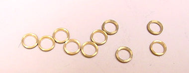 NSR4812 AXLE SPACERS 3/32 .020" BRASS (10pcs)