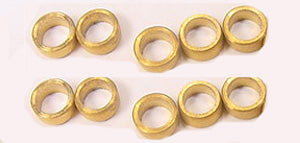 NSR4814 AXLE SPACERS 3/32 .060" BRASS (10pcs)