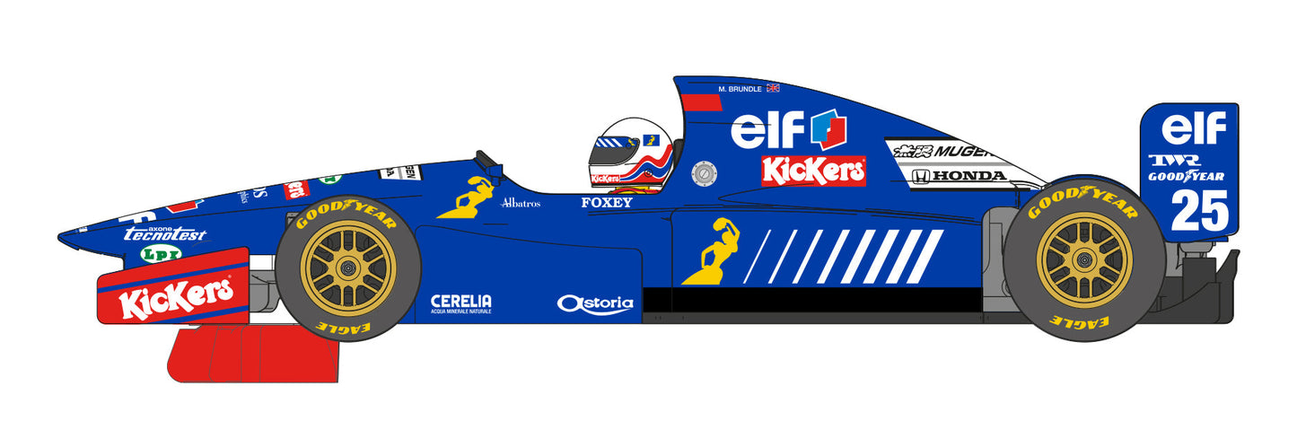 Scaleauto SC-6320 - PRE-ORDER NOW!!! - Formula 90/97 - Ligier JS41 #25 M. Brundle - High Nose